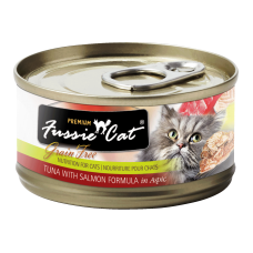 Fussie Cat Black Label Tuna and Salmon 80g, FU-GRC, cat Wet Food, Fussie Cat, cat Food, catsmart, Food, Wet Food
